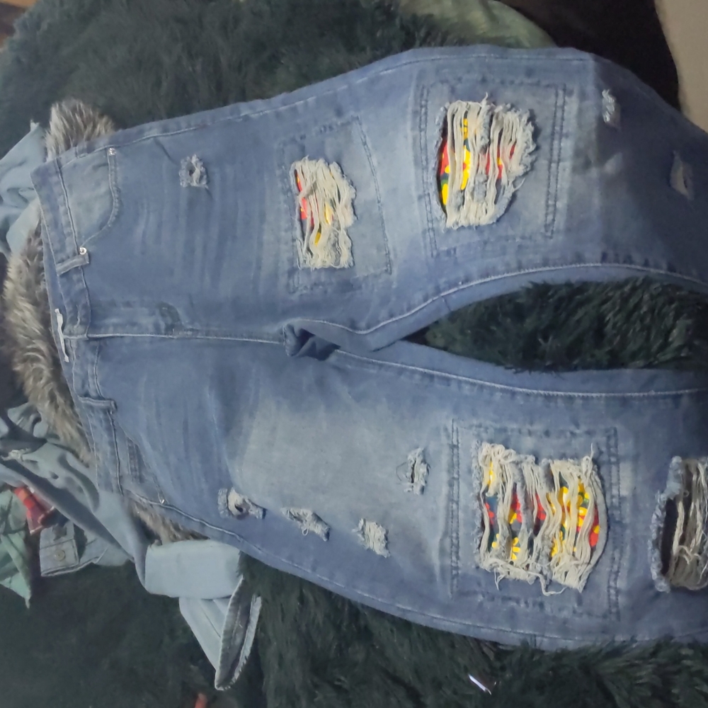 Patchwork jeans